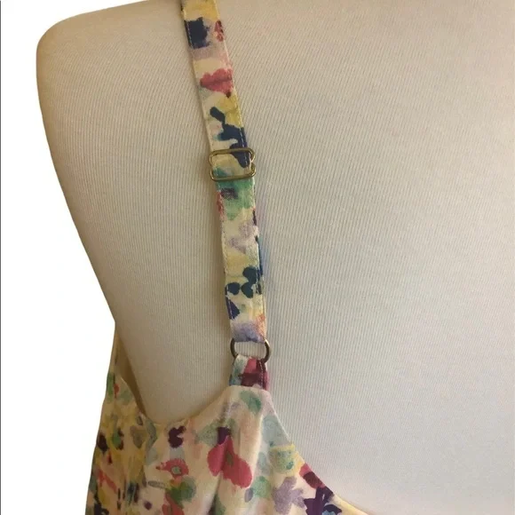 Meadow Floral Water Color Slip Dress by CAbi - Picture 9 of 16